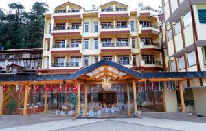 The Grand Ballroom Shimla with luxurious décor and chandeliers