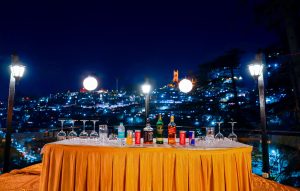 Elegant décor and entertainment setup for Shimla celebrations